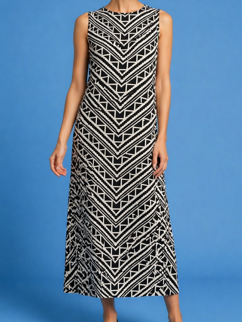 Alfani Geometric Pattern Tank Dress